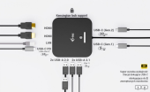 I-TEC Stacja dokująca USB-C 2x HDMI Dock PD + Ładowarka 100W  - C31DUALHDMIDPD100 - Zdjęcie 3