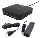 I-TEC Stacja dokująca USB-C 2x HDMI Dock PD + Ładowarka 100W  - C31DUALHDMIDPD100 - Zdjęcie 1