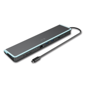 I-TEC Stacja dokująca USB-C Metal Ergonomic 4K 3x Display Docking Station PD 100W  - C31FLAT2PDPRO - Zdjęcie 1