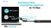 I-TEC Hub USB-A/USB-C Metal 2x USB 3.0 + 2x USB-C (10 Gbps) - C31HUBMETAL2A2C - Zdjęcie 7