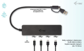 I-TEC Hub USB-A/USB-C Metal 2x USB 3.0 + 2x USB-C (10 Gbps) - C31HUBMETAL2A2C - Zdjęcie 10