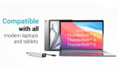 I-TEC HUB USB-C Charging Metal 5 port with USB-C video 8K + Power Delivery 85W  - C31HUBMETAL8KPDPRO - Zdjęcie 9