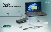 I-TEC Stacja dokująca USB-C Intelligent Triple Display Docking Station Power Delivery 100W  - C31INTGTRI4KDOCPD - Zdjęcie 6