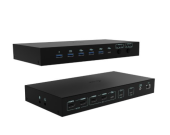 I-TEC Stacja dokująca USB-C KVM Dock PRO Three Hosts Dual Video 2x Power Delivery max 92W  - C31KVMDOCKPDPRO - Zdjęcie 1