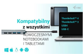 I-TEC Stacja dokująca USB-C Metal Nano 2x HDMI Display + Power Delivery 100W  - C31NANOHDM2DOCPD - Zdjęcie 10