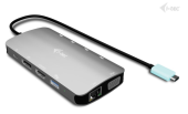 I-TEC Stacja dokująca USB-C Meatl Nano 3x Display DP HDMI Power Delivery 100 W  - C31NANOTRIDOCKPD - Zdjęcie 3