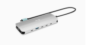 Stacja dokująca USB-C Metal Nano 3x Display Dock 2x HDMI 1x USB-C video Power Delivery 140W + i-tec Universal Charger 140 W  - C31NANOTRIPLED140 - Zdjęcie 2