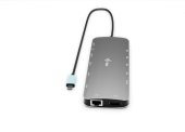 Stacja dokująca USB-C Metal Nano 3x Display Dock 2x HDMI 1x USB-C video Power Delivery 140W + i-tec Universal Charger 140 W  - C31NANOTRIPLED140 - Zdjęcie 3