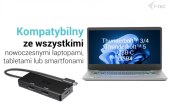 I-TEC Stacja dokująca USB-C Triple 4K HDMI Video Adapter Power Delivery 100W  - C31TRIPLE4KHDMIPD - Zdjęcie 8