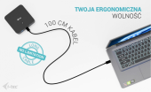 I-TEC Stacja dokująca USB-C DP Dual HDMI Power Delivery 100W  - C31TRIPLEVIDEODPPRO - Zdjęcie 7