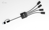 I-TEC HUB USB-C/USB-A Cable 4 port (2x USB-C 2x USB-A)  - CACBLHUB2A2C - Zdjęcie 2