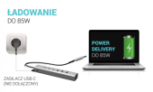 I-TEC Hub USB-C/USB-A Metal Hub 6 port 3xUSBc/3xUSBa  - CAHUBMETAL6LANPD - Zdjęcie 7