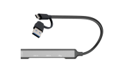 I-TEC Hub USB-C/USB-A Metal 1x USB 3.0 + 3x USB 2.0  - CAHUBMETALMINI4 - Zdjęcie 2