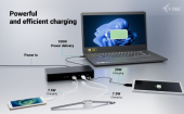 I-TEC Stacja dokująca Universal Intelligent Dual Display Docking Station Power  Delivery 100W  - CAINTGDUAL4KDOCPD - Zdjęcie 4