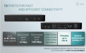 I-TEC Stacja dokująca Universal Intelligent Dual Display Docking Station Power  Delivery 100W  - CAINTGDUAL4KDOCPD - Zdjęcie 5