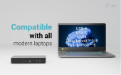 I-TEC Stacja dokująca Universal Intelligent Dual Display Docking Station Power  Delivery 100W  - CAINTGDUAL4KDOCPD - Zdjęcie 8