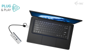 I-TEC Hub metalowy USB-C/USB-A 3 2x USB-C/1x USB-A / 2.5GLAN  - CAMETALG325HUB - Zdjęcie 4