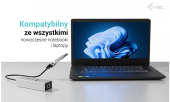 I-TEC Hub metalowy USB-C/USB-A 3 2x USB-C/1x USB-A / 2.5GLAN  - CAMETALG325HUB - Zdjęcie 5