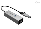 I-TEC Hub metalowy USB-C/USB-A 3 2x USB-C/1x USB-A / 2.5GLAN  - CAMETALG325HUB - Zdjęcie 7