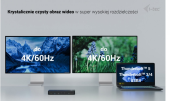 I-TEC Stacja dokująca Thunderbolt 4 Intelligent Dual Display Power Delivery 90W 2x DP Video TB AUDIO LAN  USB-A 10Gbps USB-C 10 Gbps Kensington lock - TB4INTGDUAL4KDOCPD - Zdjęcie 9