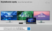 I-TEC Stacja dokującaThunderbolt5 Quattro Display Docking Station 5x USB 2.5 GLan Power Delivery 140W  - TB5QUATTRODOCKPD - Zdjęcie 3