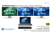 I-TEC Stacja dokująca Thunderbolt 5 Triple Display Docking Station M.2 slot 6xUSB 2.5 GLAN PD 140W - TB5TRIPLEDOCKM2PD - Zdjęcie 12
