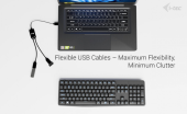 I-TEC HUB USB-A Cable 2 port (2x USB-A)  - U3CBLHUB2A - Zdjęcie 5