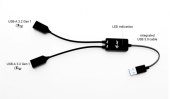 I-TEC HUB USB-A Cable 2 port (2x USB-A)  - U3CBLHUB2A - Zdjęcie 7