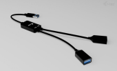 I-TEC HUB USB-A Cable 2 port (2x USB-A)  - U3CBLHUB2A - Zdjęcie 9