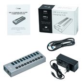I-TEC Hub USB3.0 z ładowaniem, 10 portów - U3CHARGEHUB10 - Zdjęcie 2