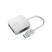 I-TEC USB 3.0 Metal Passive HUB 4 Porty bez zasilacza do Notebooka Ultrabooka Tablet PC Obsługa Windows i Mac OS - U3HUBMETAL402 - Zdjęcie 1