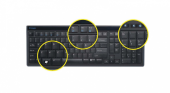 KENSINGTON Klawiatura Advance Fit Full Size Wired Slim IT  - K72357IT - Zdjęcie 5