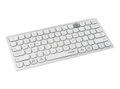 KENSINGTON Klawiatura bezprzewodowa kompaktowa Multi device Dual Biała UK - K75504UK - Zdjęcie 2