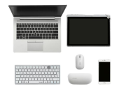KENSINGTON Klawiatura bezprzewodowa kompaktowa Multi device Dual Biała UK - K75504UK - Zdjęcie 5