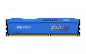 KINGSTON Pamięć DDR3 Fury Beast  4GB (1*4GB)/1866  CL10 niebieska - KF318C10B/4 - Zdjęcie 1
