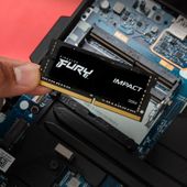 KINGSTON Pamięć DDR4 FURY Impact SODIMM 32GB(2*16GB)/2666 CL16 - KF426S16IBK2/32 - Zdjęcie 9