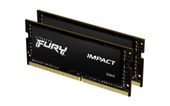 KINGSTON Pamięć DDR4 FURY Impact SODIMM 32GB(2*16GB)/2666 CL16 - KF426S16IBK2/32 - Zdjęcie 1