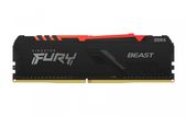 KINGSTON Pamięć DDR4 FURY Beast RGB 16GB(1*16GB)/3000 CL15 1Gx8 - KF430C15BB1A/16 - Zdjęcie 1