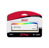 KINGSTON Pamięć DDR4 Fury Beast RGB 8GB(1* 8GB)/3200 CL16 biała - KF432C16BWA/8 - Zdjęcie 6