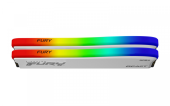 KINGSTON Pamięć DDR4 Fury Beast RGB 16GB(2* 8GB)/3200 CL16 biała - KF432C16BWAK2/16 - Zdjęcie 2