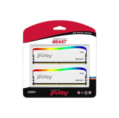 KINGSTON Pamięć DDR4 Fury Beast RGB 16GB(2* 8GB)/3200 CL16 biała - KF432C16BWAK2/16 - Zdjęcie 4