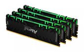 KINGSTON Pamięć DDR4 FURY Renegade RGB 128GB(4*32GB)/3200 CL16 - KF432C16RBAK4/128 - Zdjęcie 1