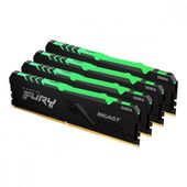 KINGSTON Pamięć DDR4 Fury Beast RGB 64GB (4*16GB)/3600 CL18 - KF436C18BBAK4/64 - Zdjęcie 1