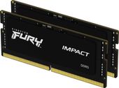 KINGSTON Pamięć DDR5 SODIMM Fury Impact 16GB(2* 8GB)/4800 CL38  - KF548S38IBK2-16 - Zdjęcie 1