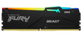 KINGSTON Pamięć DDR5 Fury Beast RGB 128GB(4*32GB)/5200 CL40 czarna - KF552C40BBAK4-128 - Zdjęcie 1