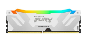 KINGSTON Pamięć DDR5 Fury Renegade RGB White 32GB(1*32GB)/6000Mhz  CL32  - KF560C32RWA-32 - Zdjęcie 1