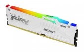 KINGSTON Pamięć DDR5 Fury Beast White RGB 32GB(1*32GB)/6000 CL36 - KF560C36BWEA-32 - Zdjęcie 7
