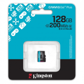 KINGSTON Karta pamięci microSD 128GB Canvas Go! Plus 200MB/s A2 U3 V30 - SDCG4/128GBSP - Zdjęcie 3