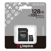 KINGSTON Karta pamięci microSD 128GB CL10 UHSI Industrial  - SDCIT2/128GB - Zdjęcie 3