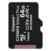 KINGSTON Karta pamięci microSD  64GB Canvas Select Plus 100MB/s  - SDCS2/64GBSP - Zdjęcie 2